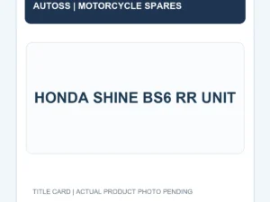 HONDA SHINE BS6 RR UNIT title card; actual product photograph pending