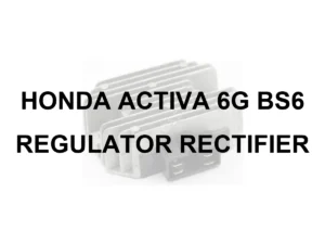HONDA ACTIVA 6G BS6 RR UNIT - model identification title card with 70 percent faded generic regulator rectifier motif; not verified exact-part photo