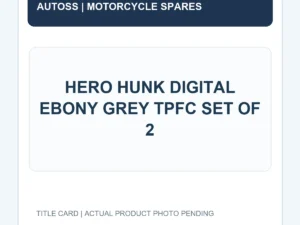 HERO HUNK DIGITAL EBONY GREY TPFC SET OF 2 title card; actual product photograph pending