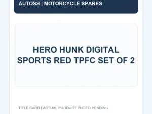 HERO HUNK DIGITAL SPORTS RED TPFC SET OF 2 title card; actual product photograph pending