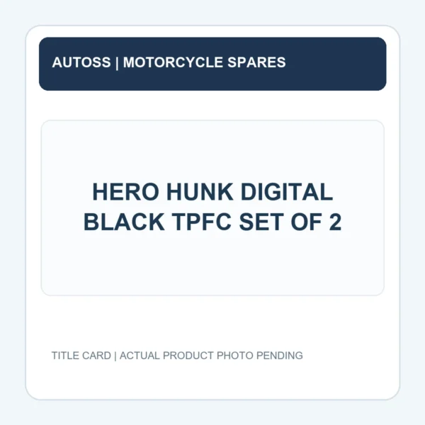 HERO HUNK DIGITAL BLACK TPFC SET OF 2 title card; actual product photograph pending