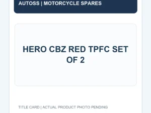 HERO CBZ RED TPFC SET OF 2 title card; actual product photograph pending