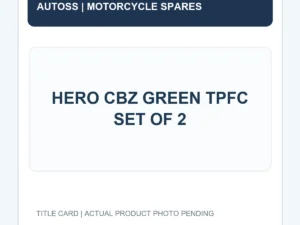 HERO CBZ GREEN TPFC SET OF 2 title card; actual product photograph pending