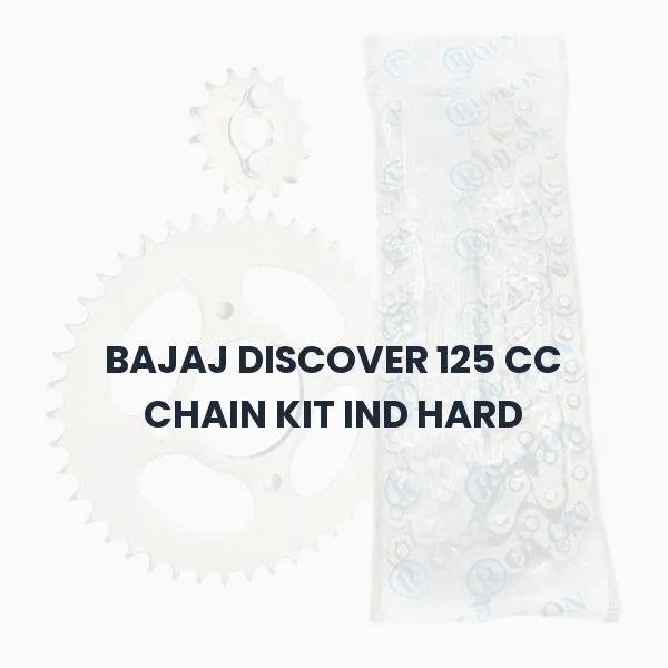 BAJAJ DISCOVER 125 CC CHAIN KIT IND HARD BAJAJ DISCOVER 125 CC CHAIN KIT IND HARD Aftermarket Spare Part