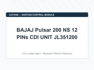 BAJAJ Pulsar 200 NS 12 PINs CDI UNIT JL351200 title card; actual product photograph pending