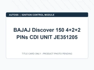 BAJAJ Discover 150 4+2+2 PINs CDI UNIT JE351205 title card; actual product photograph pending