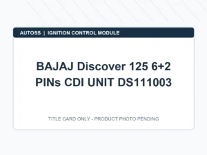 BAJAJ Discover 125 6+2 PINs CDI UNIT DS111003 title card; actual product photograph pending