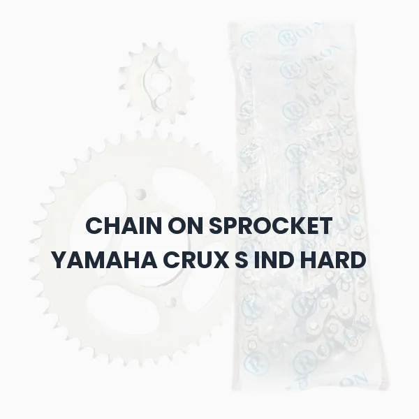 CHAIN ON SPROCKET YAMAHA CRUX S IND HARD CHAIN ON SPROCKET YAMAHA CRUX S IND HARD Aftermarket Spare Part