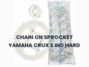 CHAIN ON SPROCKET YAMAHA CRUX S IND HARD