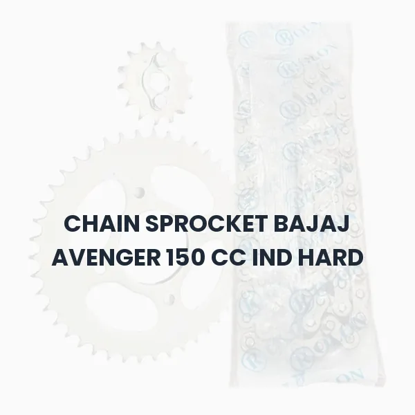 CHAIN SPROCKET BAJAJ AVENGER 150 CC IND HARD CHAIN SPROCKET BAJAJ AVENGER 150 CC IND HARD Aftermarket Spare Part