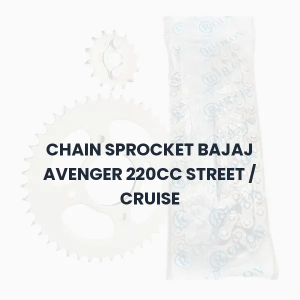 CHAIN SPROCKET BAJAJ AVENGER 220CC STREET / CRUISE CHAIN SPROCKET BAJAJ AVENGER 220CC STREET / CRUISE Aftermarket Spare Part