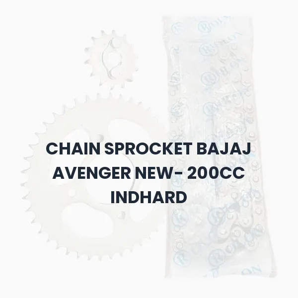 CHAIN SPROCKET BAJAJ AVENGER NEW- 200CC INDHARD CHAIN SPROCKET BAJAJ AVENGER NEW- 200CC INDHARD Aftermarket Spare Part