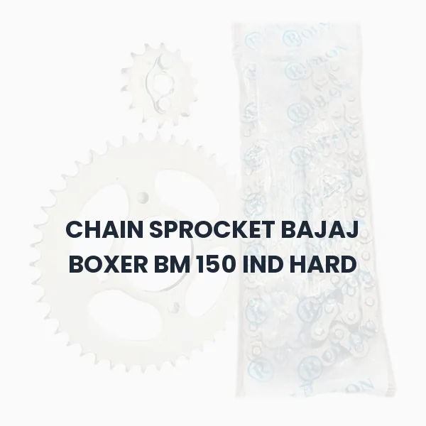 CHAIN SPROCKET BAJAJ BOXER BM 150 IND HARD CHAIN SPROCKET BAJAJ BOXER BM 150 IND HARD Aftermarket Spare Part