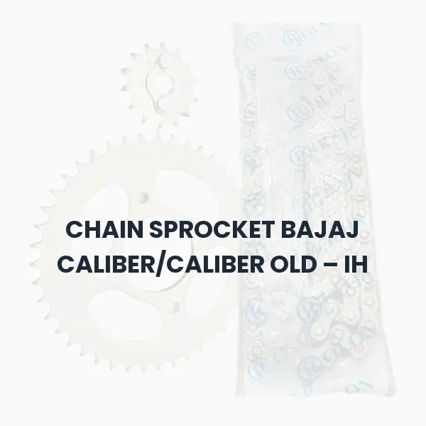 CHAIN SPROCKET BAJAJ CALIBER/CALIBER OLD – IH CHAIN SPROCKET BAJAJ CALIBER/CALIBER OLD – IH Aftermarket Spare Part