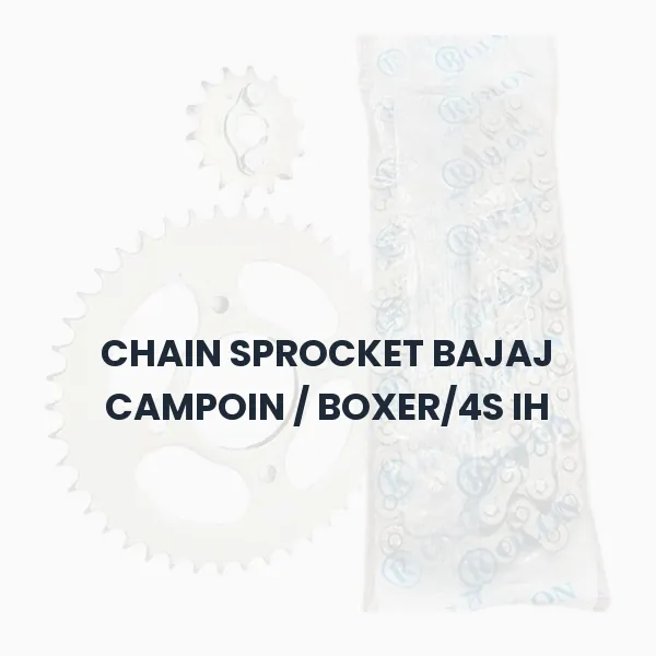 CHAIN SPROCKET BAJAJ CAMPOIN / BOXER/4S IH CHAIN SPROCKET BAJAJ CAMPOIN / BOXER/4S IH Aftermarket Spare Part