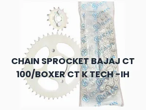 CHAIN SPROCKET BAJAJ CT 100/BOXER CT K TECH -IH