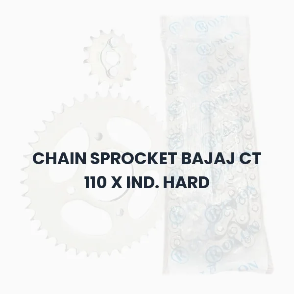 CHAIN SPROCKET BAJAJ CT 110 X IND. HARD CHAIN SPROCKET BAJAJ CT 110 X IND. HARD Aftermarket Spare Part