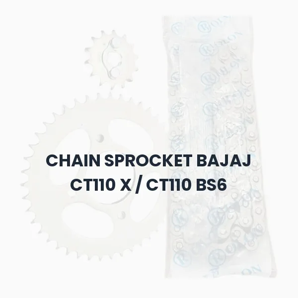 CHAIN SPROCKET BAJAJ CT110 X / CT110 BS6 CHAIN SPROCKET BAJAJ CT110 X / CT110 BS6 Aftermarket Spare Part