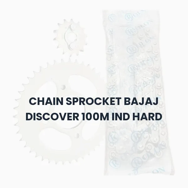 CHAIN SPROCKET BAJAJ DISCOVER 100M IND HARD CHAIN SPROCKET BAJAJ DISCOVER 100M IND HARD Aftermarket Spare Part