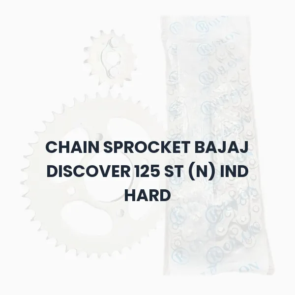 CHAIN SPROCKET BAJAJ DISCOVER 125 ST (N) IND HARD CHAIN SPROCKET BAJAJ DISCOVER 125 ST (N) IND HARD Aftermarket Spare Part