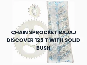CHAIN SPROCKET BAJAJ DISCOVER 125 T WITH SOLID BUSH