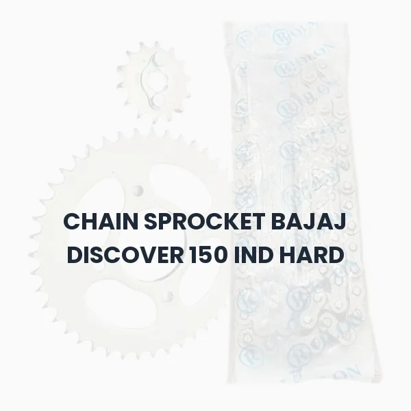 CHAIN SPROCKET BAJAJ DISCOVER 150 IND HARD CHAIN SPROCKET BAJAJ DISCOVER 150 IND HARD Aftermarket Spare Part