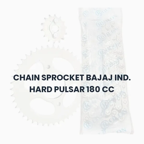 CHAIN SPROCKET BAJAJ IND. HARD PULSAR 180 CC CHAIN SPROCKET BAJAJ IND. HARD PULSAR 180 CC Aftermarket Spare Part