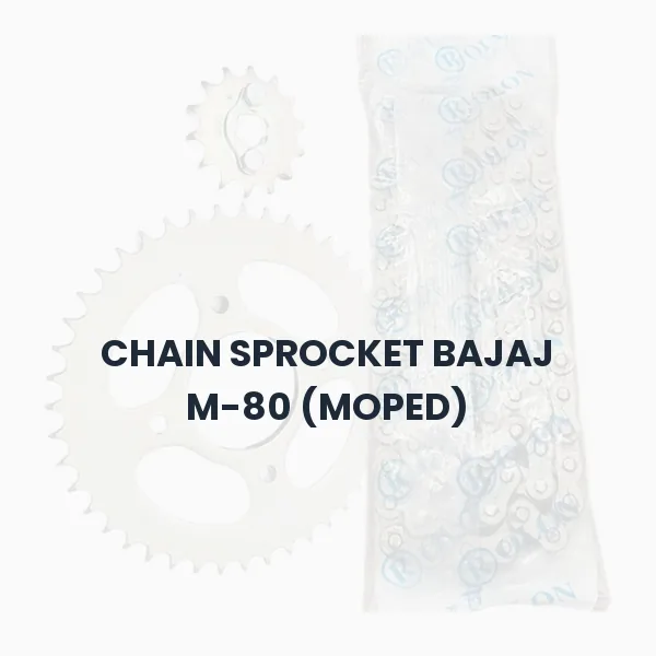 CHAIN SPROCKET BAJAJ M-80 (MOPED) CHAIN SPROCKET BAJAJ M-80 (MOPED) Aftermarket Spare Part