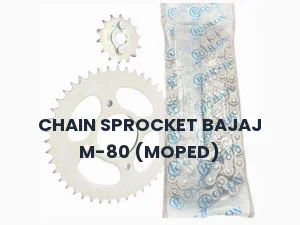 CHAIN SPROCKET BAJAJ M-80 (MOPED)