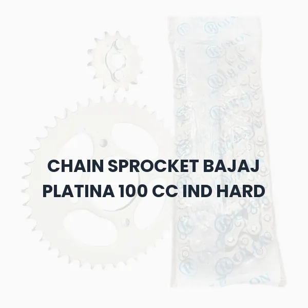 CHAIN SPROCKET BAJAJ PLATINA 100 CC IND HARD CHAIN SPROCKET BAJAJ PLATINA 100 CC IND HARD Aftermarket Spare Part