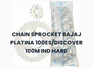 CHAIN SPROCKET BAJAJ PLATINA 100ES/DISCOVER 100M IND HARD