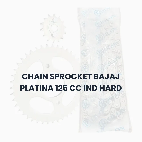 CHAIN SPROCKET BAJAJ PLATINA 125 CC IND HARD CHAIN SPROCKET BAJAJ PLATINA 125 CC IND HARD Aftermarket Spare Part