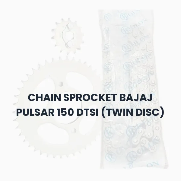 CHAIN SPROCKET BAJAJ PULSAR 150 DTSI (TWIN DISC) CHAIN SPROCKET BAJAJ PULSAR 150 DTSI (TWIN DISC) Aftermarket Spare Part