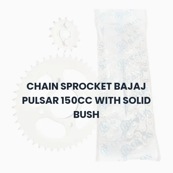 CHAIN SPROCKET BAJAJ PULSAR 150CC WITH SOLID BUSH CHAIN SPROCKET BAJAJ PULSAR 150CC WITH SOLID BUSH Aftermarket Spare Part