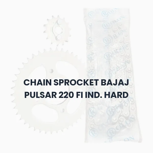 CHAIN SPROCKET BAJAJ PULSAR 220 FI IND. HARD CHAIN SPROCKET BAJAJ PULSAR 220 FI IND. HARD Aftermarket Spare Part