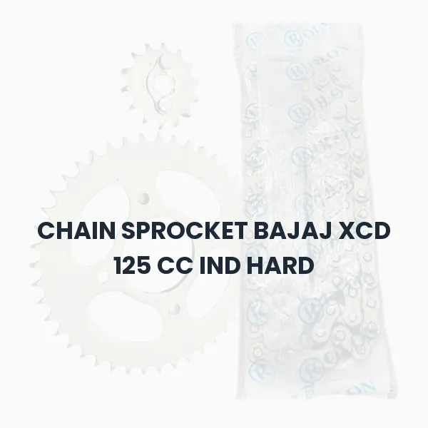 CHAIN SPROCKET BAJAJ XCD 125 CC IND HARD CHAIN SPROCKET BAJAJ XCD 125 CC IND HARD Aftermarket Spare Part