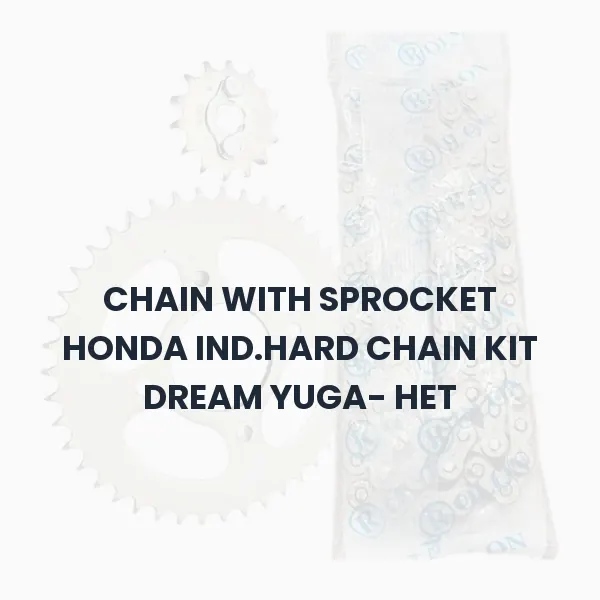 CHAIN WITH SPROCKET HONDA IND.HARD CHAIN KIT DREAM YUGA- HET CHAIN WITH SPROCKET HONDA IND.HARD CHAIN KIT DREAM YUGA- HET Aftermarket Spare Part