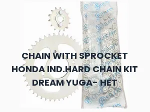 CHAIN WITH SPROCKET HONDA IND.HARD CHAIN KIT DREAM YUGA- HET