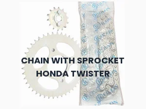 CHAIN WITH SPROCKET HONDA TWISTER