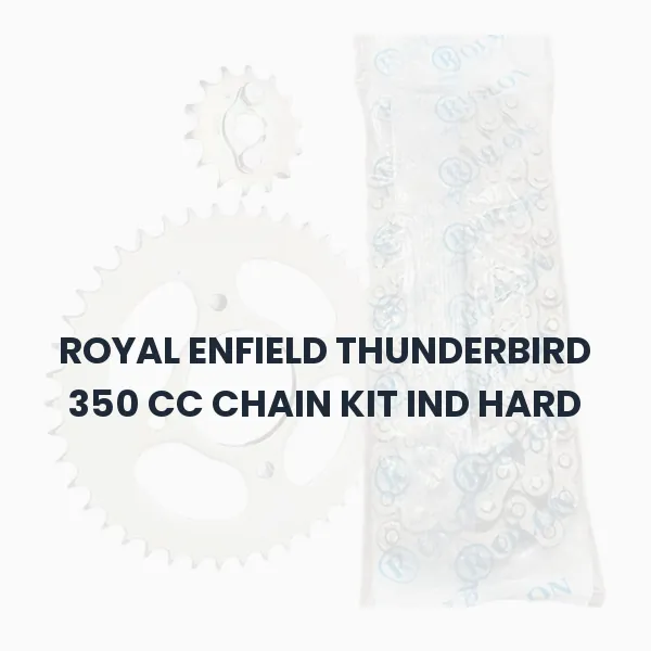 ROYAL ENFIELD THUNDERBIRD 350 CC CHAIN KIT IND HARD ROYAL ENFIELD THUNDERBIRD 350 CC CHAIN KIT IND HARD Aftermarket Spare Part