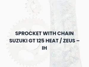 SPROCKET WITH CHAIN SUZUKI GT 125 HEAT / ZEUS - IH