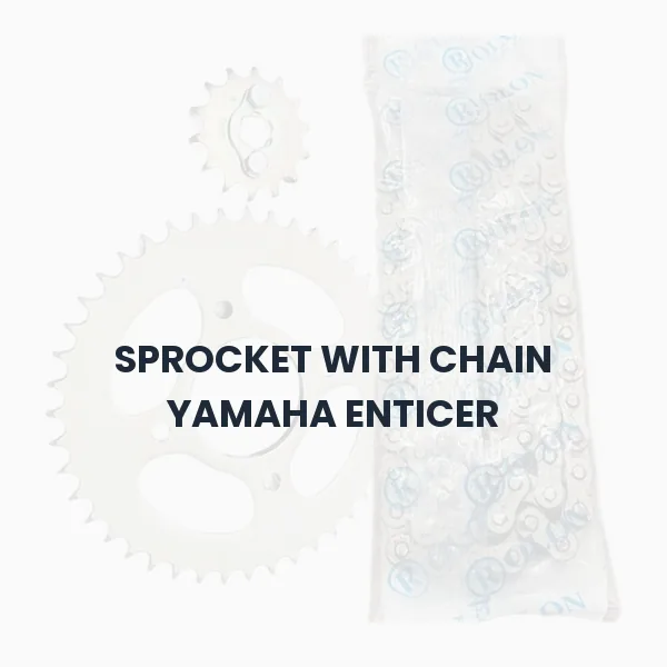 SPROCKET WITH CHAIN YAMAHA ENTICER SPROCKET WITH CHAIN YAMAHA ENTICER Aftermarket Spare Part