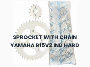 SPROCKET WITH CHAIN YAMAHA R15V2 IND HARD
