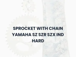 SPROCKET WITH CHAIN YAMAHA SZ SZR SZX IND HARD