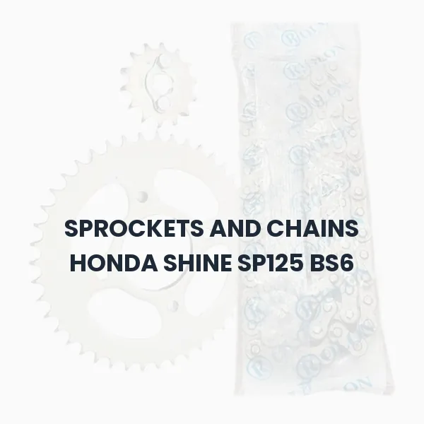 SPROCKETS AND CHAINS HONDA SHINE SP125 BS6 SPROCKETS AND CHAINS HONDA SHINE SP125 BS6 Aftermarket Spare Part
