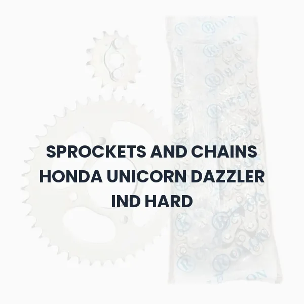 SPROCKETS AND CHAINS HONDA UNICORN DAZZLER IND HARD SPROCKETS AND CHAINS HONDA UNICORN DAZZLER IND HARD Aftermarket Spare Part