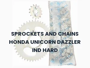 SPROCKETS AND CHAINS HONDA UNICORN DAZZLER IND HARD