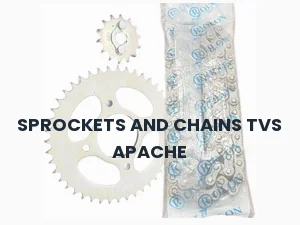 SPROCKETS AND CHAINS TVS APACHE
