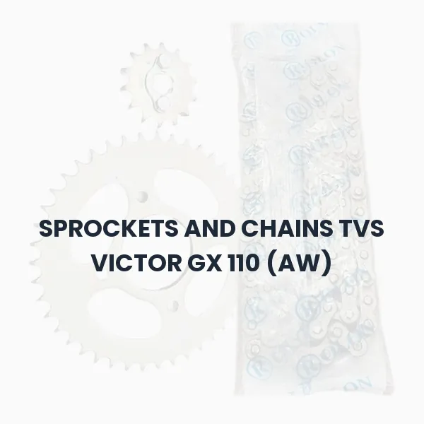 SPROCKETS AND CHAINS TVS VICTOR GX 110 (AW) SPROCKETS AND CHAINS TVS VICTOR GX 110 (AW) Aftermarket Spare Part