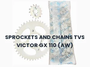 SPROCKETS AND CHAINS TVS VICTOR GX 110 (AW)